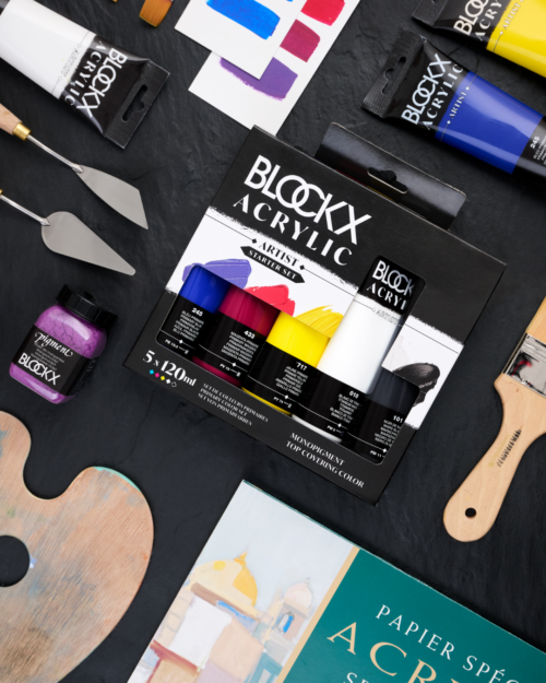 Le nouveau Pack Acrylique Blockx et ses Couleurs Primaires Essentielles