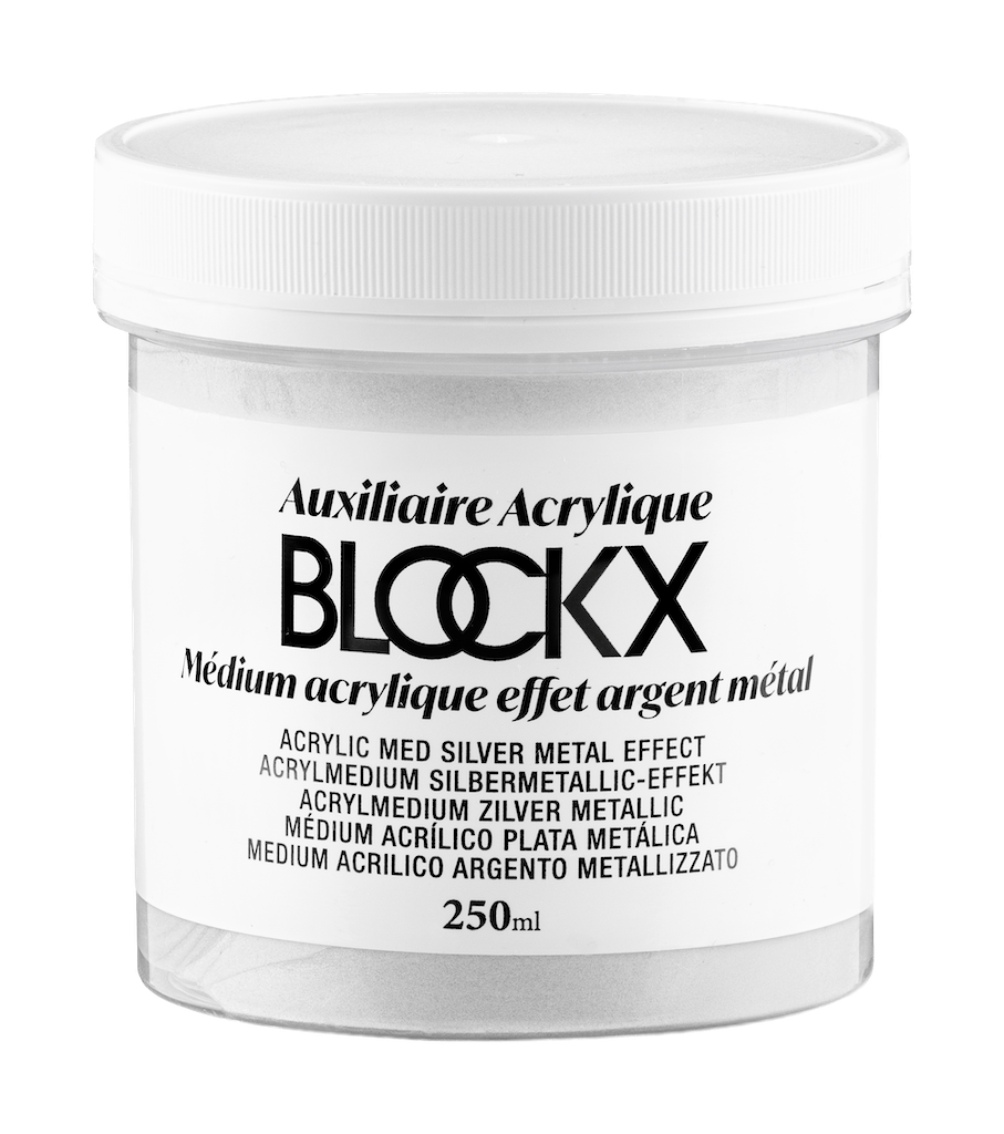 Médium acryl effet argent métal – 250ml
