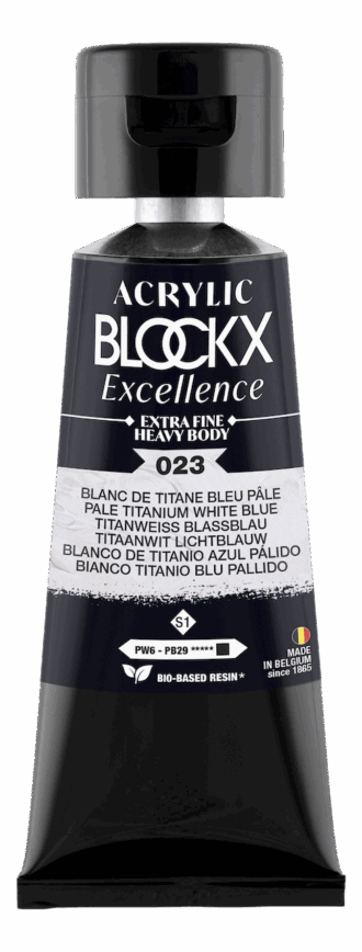 Blanc de titane bleu pâle